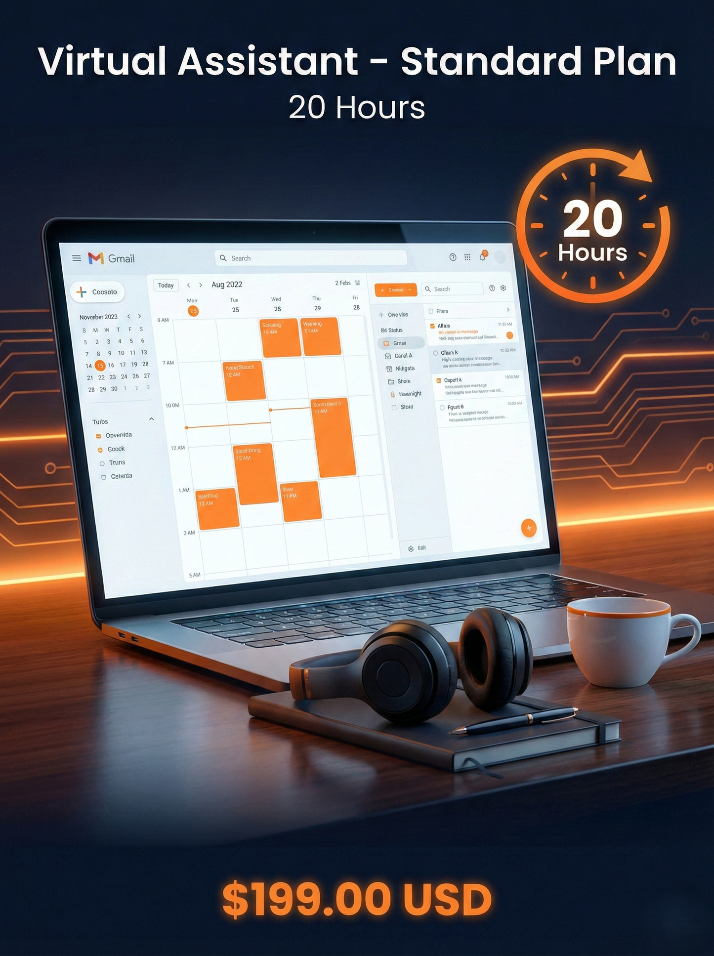 Virtual Assistant – Standard Plan (20 Hours)